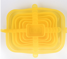 Load image into Gallery viewer, EcoFlex™ - Rectangle Silicone Stretch Lids - 6 Pieces