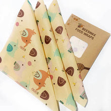Load image into Gallery viewer, EcoWrap™ - Beeswax Food Wrap - 3 Pack