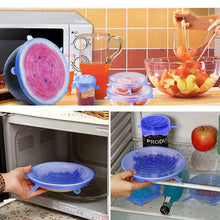 Load image into Gallery viewer, Silicone Preservation Seal Reusable Bowl Lids 6 Pieces - My Store
