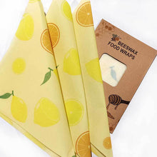 Load image into Gallery viewer, EcoWrap™ - Beeswax Food Wrap - 3 Pack
