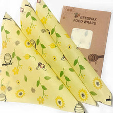 Load image into Gallery viewer, EcoWrap™ - Beeswax Food Wrap - 3 Pack
