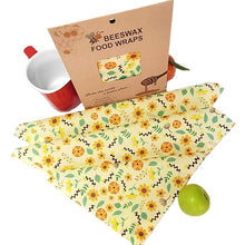 Load image into Gallery viewer, EcoWrap™ - Beeswax Food Wrap - 3 Pack
