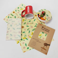 Load image into Gallery viewer, EcoWrap™ - Beeswax Food Wrap - 3 Pack
