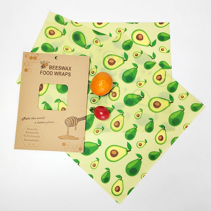 EcoWrap™ - Beeswax Food Wrap - 3 Pack