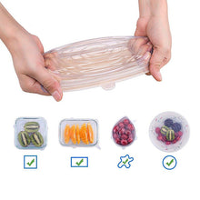 Load image into Gallery viewer, Silicone Preservation Seal Reusable Bowl Lids 6 Pieces - My Store
